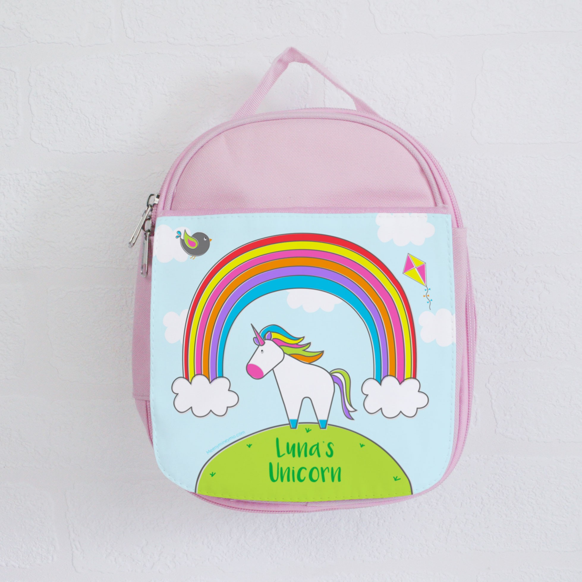 personalised unicorn lunch bag