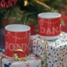 Personalised 'Name In Christmas Lights' Mug