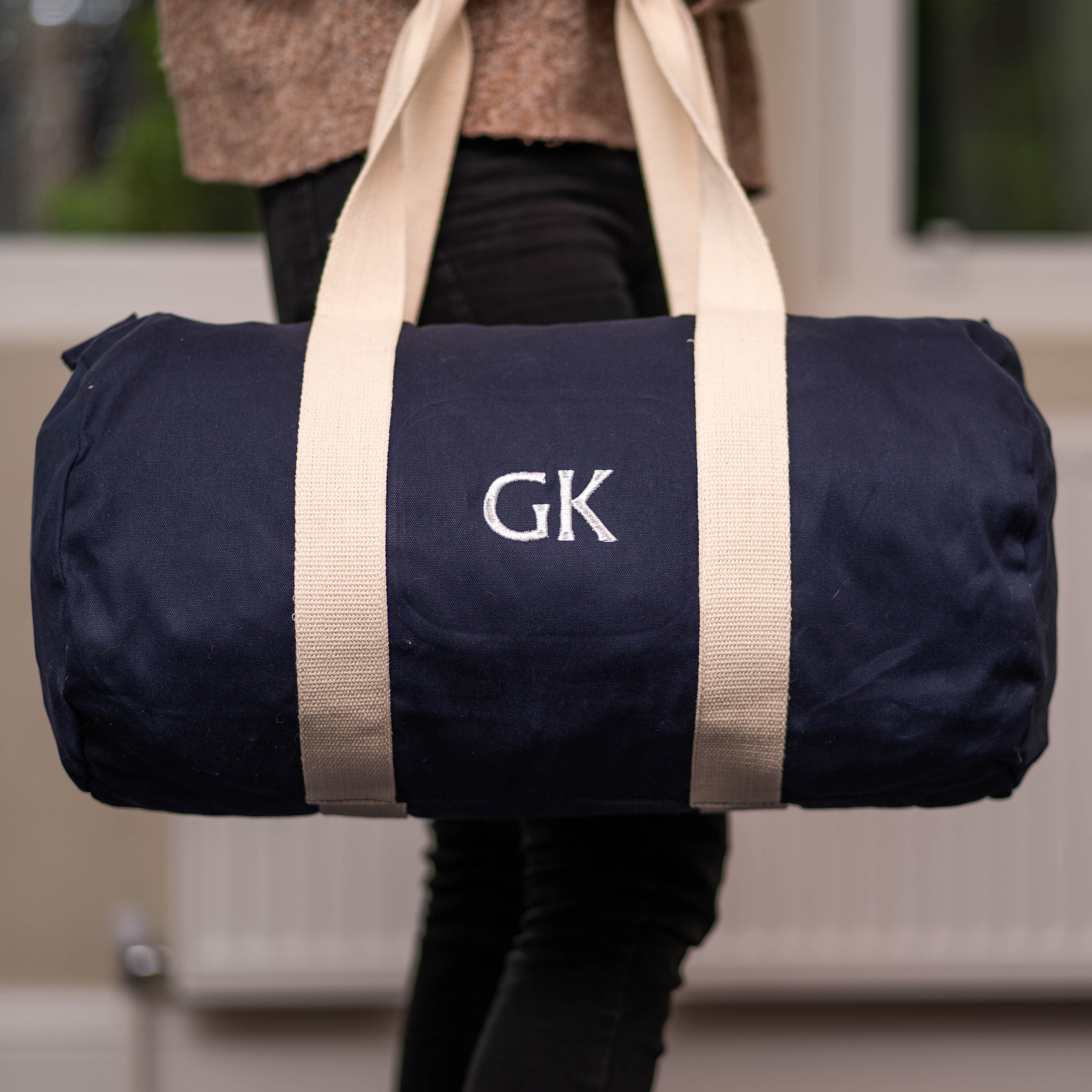Gracie Embroidered Duffle Bag