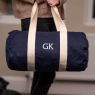Embroidered Duffle Bag