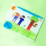 Childs Own Artwork Glass Chopping Board