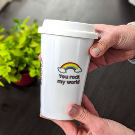 Personalised Dabbing Unicorn Coffee Mug