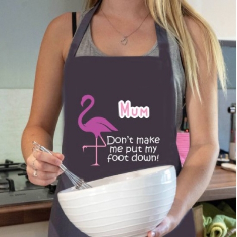 Personalised Flamingo Apron