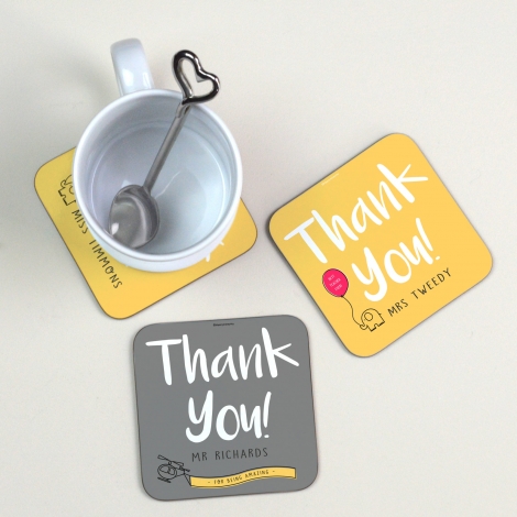 Personalised Coaster Thank You Gift
