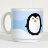 Personalised Penguin Mug With Chocolate Coins