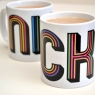 Personalised Funky Stripes Mug