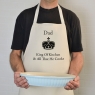 Personalised  Queen / King of Kitchen Apron