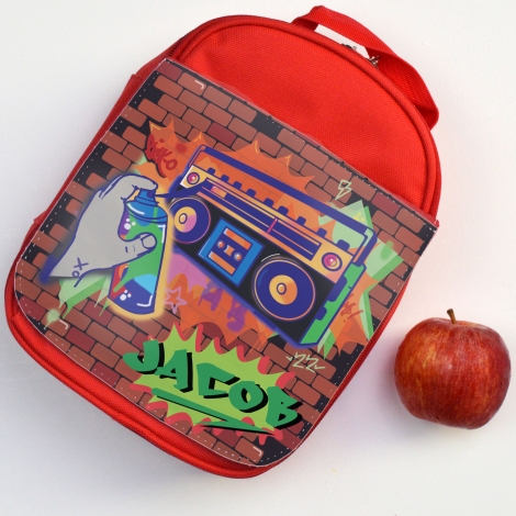 Personalised Graffiti Lunch Bag