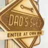 Personalised Retro Father's Day Sign
