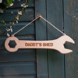 Personalised Dad's Shed Sign