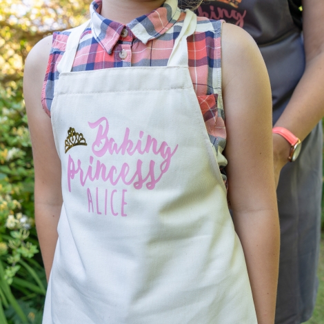 Personalised Baking Princess Apron