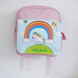 Personalised Unicorn Backpack